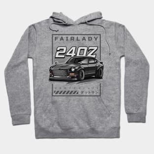 Vintage Car Fairlady 240Z (Matte Black) Hoodie